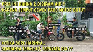 AWALNYA DITERTAWAKAN JEMPUT CEWEK PAKAI MOTOR BUTUT,Tapi lihat saat bertemu kembali semua terkejut..