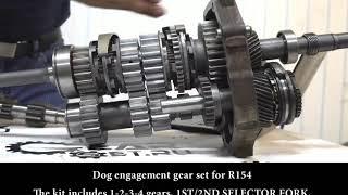 Кулачковая коробка передач R 154.DOG ENGAGEMENT GEAR SET FOR 154.