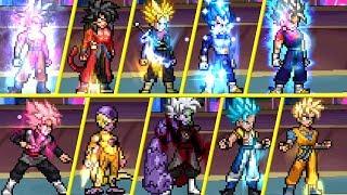 All Dragon Ball Transformations - MUGEN