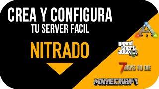 Guía Completa | Cómo Configurar Servidor de NITRADO | ARK / GTA /  MINECRAFT Y MÁS!!