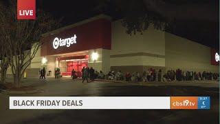 Lines form outside Target on South Broadway as Black Friday shoppers seek Taylor Swift's new vinyl