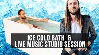 ice cold bath / live music studio session with Hargo