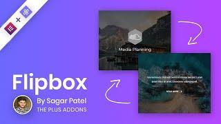 How to manage flipbox content flip sections using Widget for The Plus Addons for Elementor?