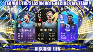 TEAM OF THE SEASON VOTE DECIDES MY TEAM | DISCARD FIFA | FIFA 23 ULTIMATE TEAM