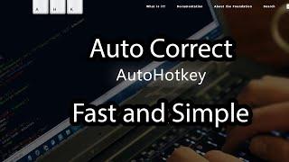 Auto Correct for Windows PC / Fast and simple!