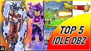 TOP 5 MELHORES jogos idle Dragon Ball para android 2023