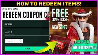 How To Use Redeem Codes In Pubg New State || Get Free Coupons, Outfit Skins || Explained (Hindi)