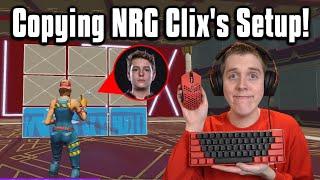 Trying NRG Clix's Setup In Arena! - Fortnite Battle Royale