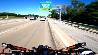 Highway testing my KTM 690 SMC R | Is it comfortable?