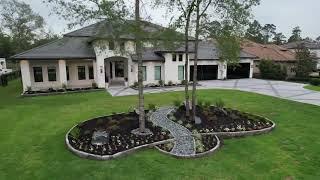 Shores Ct Project - Beautiful Front Landscaping by DJ with Blue Rose Landscaping & Design