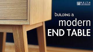 Building a Modern End Table | Plans Available