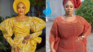 Most Gorgeous and Fascinating Asoebi Styles || 2022 Owambe Styles for Elegant Ladies