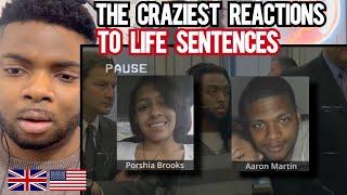 Brit Reacts To THE CRAZIEST REACTIONS TO LIFE SENTENCES!