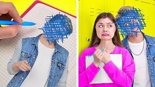OMG! MAGIC DIARY GRANTS WISHES || Fun School Situations! Rich VS Poor Crazy Pranks By 123 GO! TRENDS
