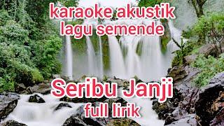 karaoke seribu janji- full lirik