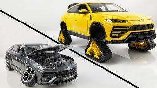 Restoration/Customization Lamborghini Urus Into a Tracked Sport Car - Model Car Customization