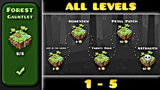 Geometry Dash [2.2] | "Forest Gauntlet" ALL LEVELS