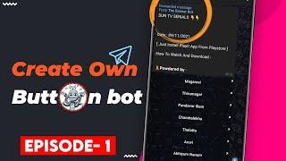 How to Create Own Telegram Button Bot tamil| Inline Mode Posting Feature/TechMagazine