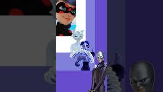 Miraculous Villians Sugar Crash Edit Ladybug Chat blanc Hawk Moth Mayura