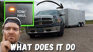 RAM 1500 TOW/HAUL Button Function | What Does It ACTUALLY Do In Tow/Haul Mode?