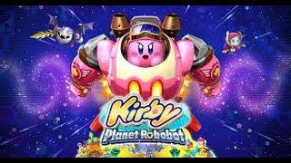 Kirby: Planet Robobot 100% Full game playthrough/walkthrough (All Rare Stickers and Code Cubes)