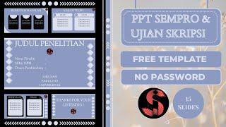 KUANTITATIF ‼️DESAIN PPT UJIAN SKRIPSI  #2 #powerpoint #freetemplate #canva