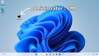 Create administrator CMD shortcut