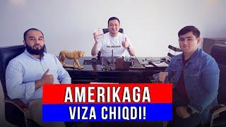 Amerikaga Viza Chiqdi! AQShga viza olish