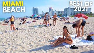 4K Miami Beach Walk Best of 2021 Compilation South Beach ️