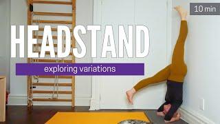 Getting Started with Headstand Variations | Iyengar Yoga (10 min)