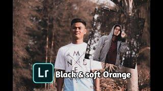 Tutorial cara edit foto - moody Black & soft Orange | lightroom cc - android