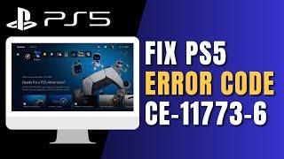 PS5 Error CE-11773-6