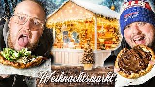 Wir essen ALLES auf dem Weihnachtsmarkt! (mit Zarbex)