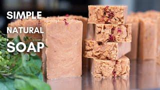 Making Rose Clay Soap  - Hot Process Method!