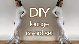 DIY lounge co-ord set - DIY rib knit matching set