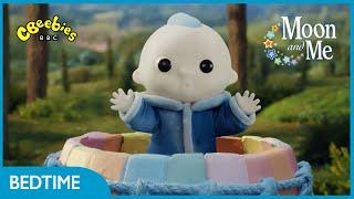 Moon Baby in the tub | Moon and Me | CBeebies
