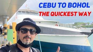 Cebu city to Bohol via fast craft Ocean jet 888 #philippinestravel #cebu #bohol