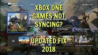 XBOX ONE GAMES NOT SYNCING?