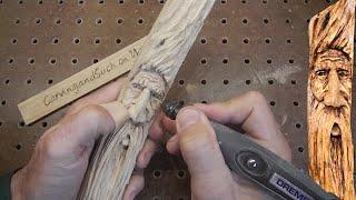 Wood Spirit Power Carving Dremel-Foredom-Kutzall