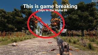 The Drone is game breaking: 7 Days to Die Alpha 20