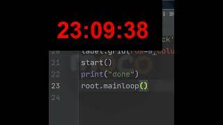 Digital Clock in Python ||  || With Source Code #digital_clock #python #coding