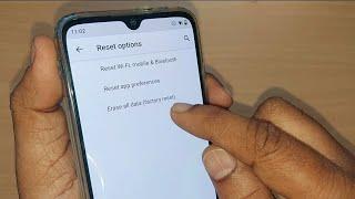 how to erase all data and do factory reset on android phone