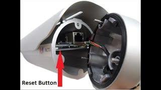 Hard Reset (Factory Reset) ACTi Cameras