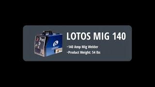 LOTOS MIG140 140 Amp MIG Welder Installation Guide and Demonstration