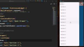 Drawer in Flutter!