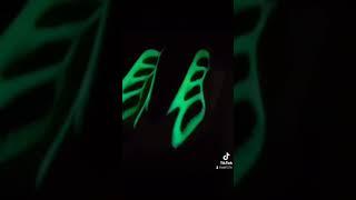 QUICK TEST |GLOW IN THE DARK TEST | YEEZY 700 v3 KYANITE |via TIKTOK