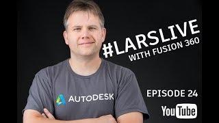 Fusion 360 — File Save, Upload/Download Files (Beginner) —Your Comments & Questions — #LarsLive 24