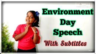 Environment Day Speech | English | With Subtitles for Children