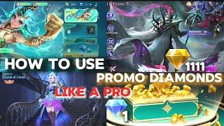 BEST WAY TO USE PROMO DIAMONDS ,ALPHA LEGEND, ZENITH, SKINS OR LIMITED RECALL| #MLBBKalea