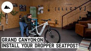 How to install your Grand Canyon:ON dropper seatpost
